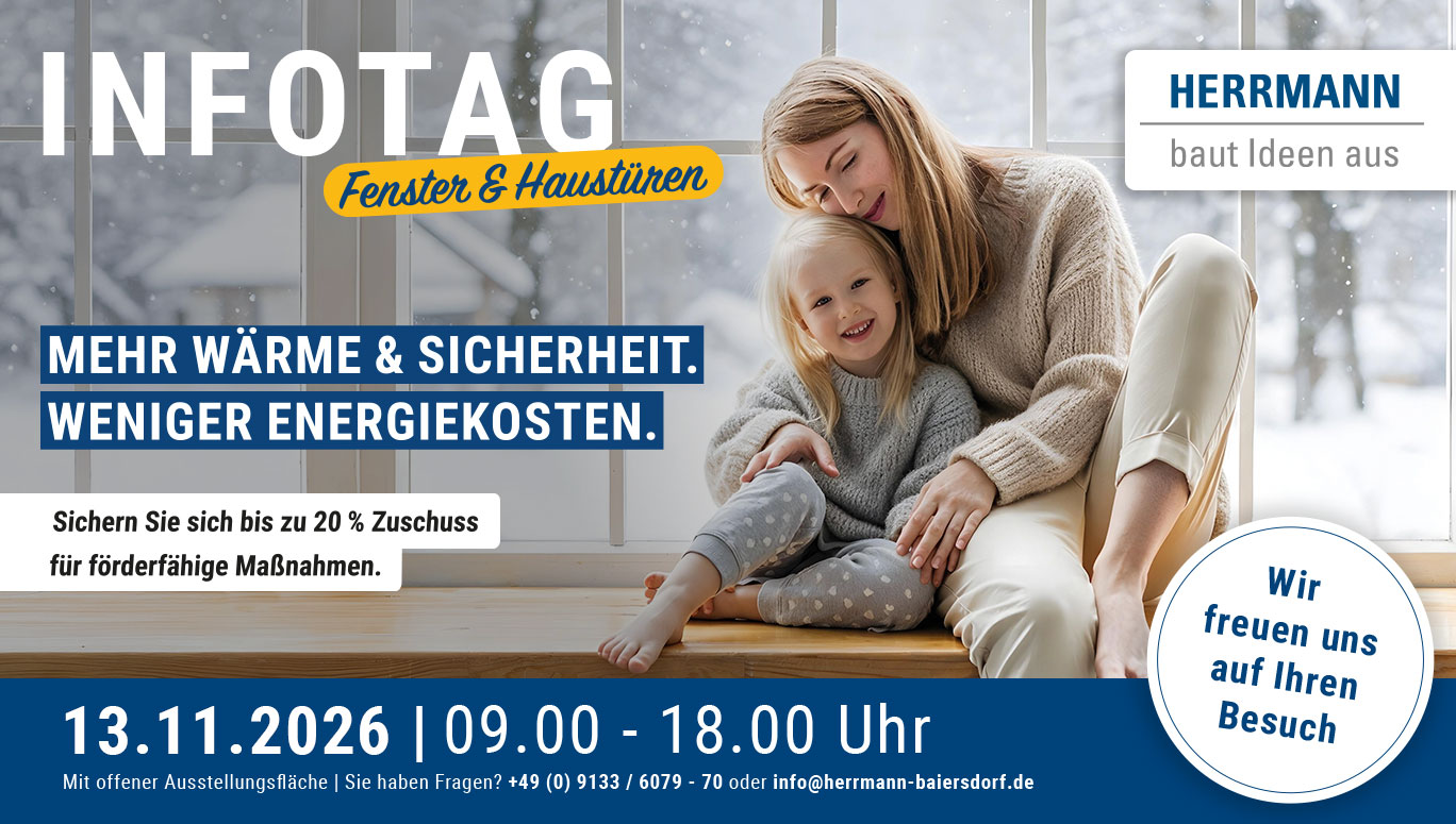 Infotag Fenster & Haustüren bei Herrmann